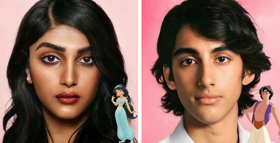 علاء الدين وسبونج بوب وغيرهما.. الشخصيات الكرتونية بوجوه حقيقية! صورة رقم 4