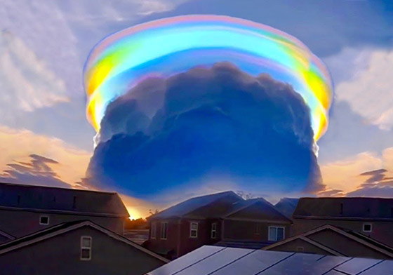 ظاهرة جوية نادرة تبدو خيالية! ما هو 