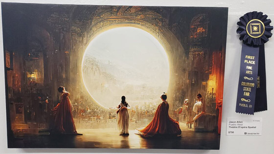 صور: عمل فني يُرسم بواسطة الذكاء الاصطناعي ويفوز بمسابقة فنية رسمية صورة رقم 2