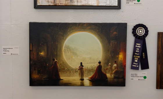 صور: عمل فني يُرسم بواسطة الذكاء الاصطناعي ويفوز بمسابقة فنية رسمية صورة رقم 5