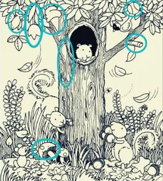 هل يمكنكم رؤية 6 أشياء مخفية بالشجرة؟ 2% فقط اكتشفوا 7 صورة رقم 2