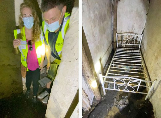 يعثران على غرفة مرعبة خلف الجدار في منزلهما الجديد صورة رقم 2