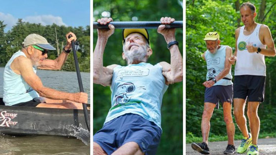 حقق 4 أرقام قياسية.. عداء عمره 100 عام يتمتع بصحة شاب بالعشرينات صورة رقم 2