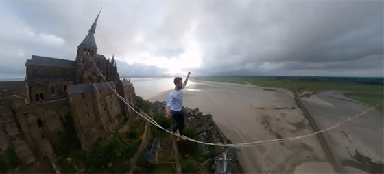 فيديو: مغامر فرنسي يحطم رقما قياسيا بالسير على حبل معلق بالهواء! صورة رقم 3