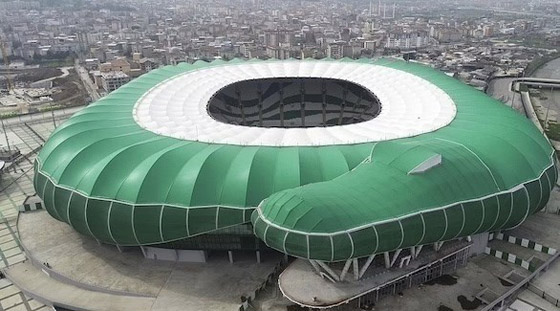 تصميم غريب...ملعب كرة قدم على شكل تمساح صورة رقم 1