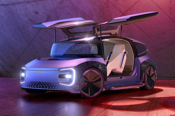 بالصور: فولكس فاغن تصنع سيارة كهربائية أعجوبة.. تنام فيها أفقيا! صورة رقم 6