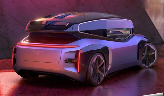 بالصور: فولكس فاغن تصنع سيارة كهربائية أعجوبة.. تنام فيها أفقيا! صورة رقم 7