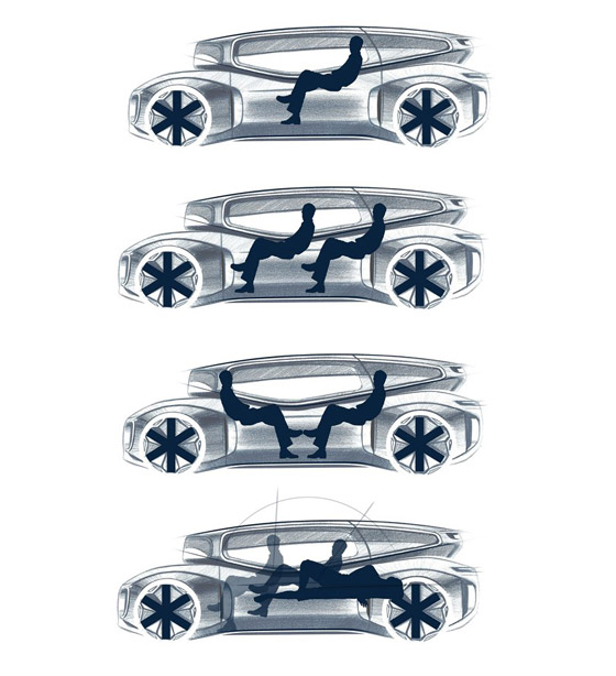 بالصور: فولكس فاغن تصنع سيارة كهربائية أعجوبة.. تنام فيها أفقيا! صورة رقم 19