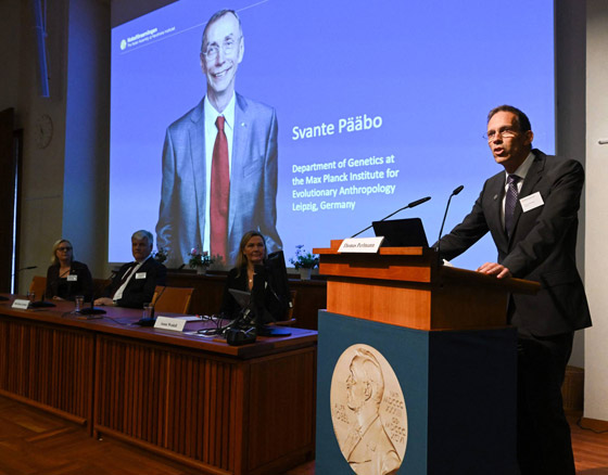 عالم وراثة سويدي يفوز بجائزة نوبل للطب.. صاحب اكتشافات بالتطور البشري صورة رقم 5 عالم وراثة سويدي يفوز بجائزة نوبل للطب.. صاحب اكتشافات بالتطور البشري صورة رقم 5