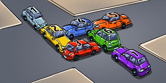 بـ7 ثوان فقط.. ما السيارة التي يجب إزاحتها لتسيير حركة المرور؟ صورة رقم 1