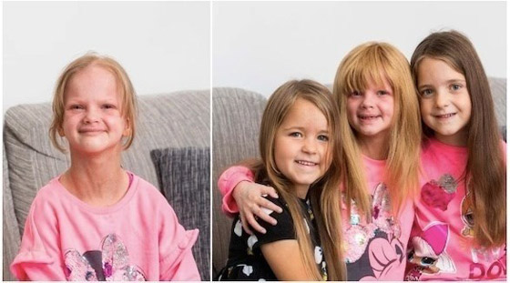 طفلة تتبرع بشعرها المتساقط فتحصل على مفاجأة غير متوقعة صورة رقم 1