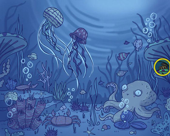 أمامك 7 ثوان فقط للعثور على الكنز المخفي في عمق البحر! صورة رقم 2