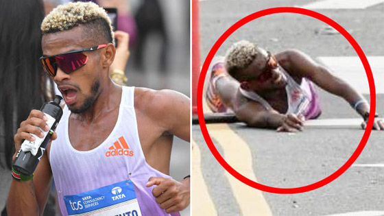 فيديو: إغماء عداء برازيلي خلال سباق ماراثون.. ترنح قبل أن يسقط أرضا صورة رقم 2 فيديو: إغماء عداء برازيلي خلال سباق ماراثون.. ترنح قبل أن يسقط أرضا صورة رقم 2