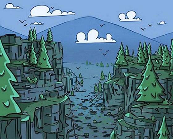 هل يمكنكم تحديد المصور داخل هذا الوادي في 5 ثوان؟ صورة رقم 1 هل يمكنكم تحديد المصور داخل هذا الوادي في 5 ثوان؟ صورة رقم 1