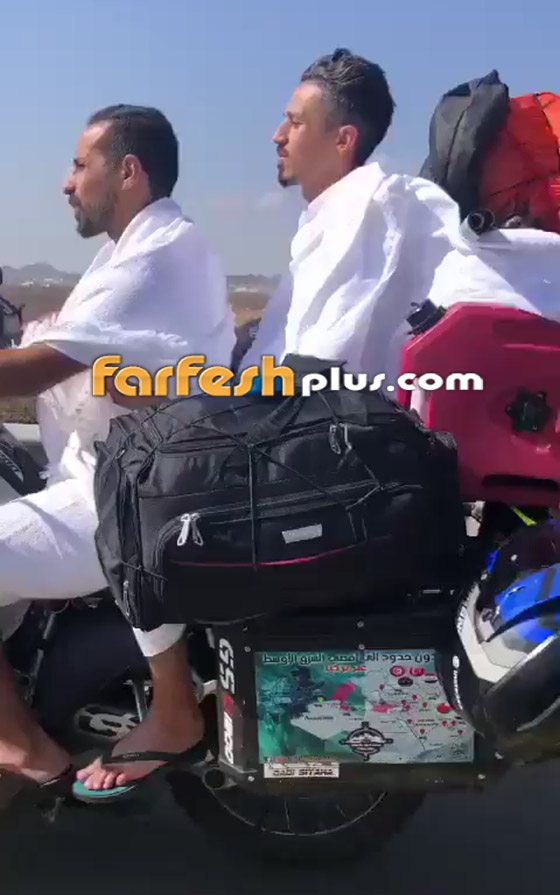 شابان جزائريان يصلان مكة على دراجة نارية.. عبر 8 دول! فيديو صورة رقم 1 شابان جزائريان يصلان مكة على دراجة نارية.. عبر 8 دول! فيديو صورة رقم 1