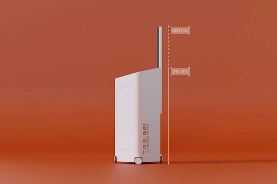 روبوت يحدد العبارات غير المرغوبة على الجدران ويغطيها بالطلاء صورة رقم 4