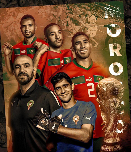 رافعين علم فلسطين.. لاعبو المغرب يحتفلون بتأهلهم لربع نهائي مونديال قطر (فيديو) صورة رقم 20 رافعين علم فلسطين.. لاعبو المغرب يحتفلون بتأهلهم لربع نهائي مونديال قطر (فيديو) صورة رقم 20