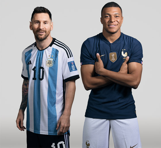 قبل مباراة الأرجنتين وفرنسا.. تعرفوا على أرقام ميسي ومبابي بكأس العالم صورة رقم 1 قبل مباراة الأرجنتين وفرنسا.. تعرفوا على أرقام ميسي ومبابي بكأس العالم صورة رقم 1
