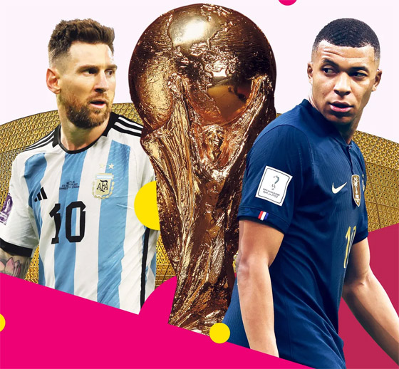 قبل مباراة الأرجنتين وفرنسا.. تعرفوا على أرقام ميسي ومبابي بكأس العالم صورة رقم 9 قبل مباراة الأرجنتين وفرنسا.. تعرفوا على أرقام ميسي ومبابي بكأس العالم صورة رقم 9