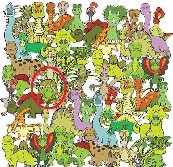 لنر أي جزء من دماغك يتفاعل.. اعثر على سلحفاة مختبئة بـ5 ثوان صورة رقم 2