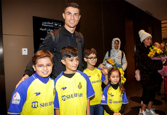 صورة رقم 9 - فيديو رونالدو في السعودية يتحدث باللغة العربية: صورة رقم 9 - فيديو رونالدو في السعودية يتحدث باللغة العربية: