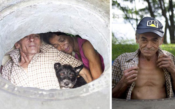 يعيشان في مصرف مياه منذ 22 عاماً لسبب غريب صورة رقم 4