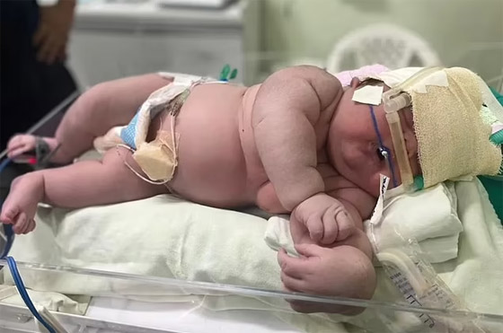 أضخم مولود في العالم! امرأة برازيلية تُنجب طفلا بوزن أضخم مولود في العالم! امرأة برازيلية تُنجب طفلا بوزن