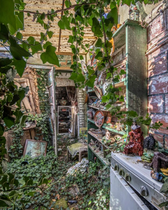 صور وفيديو : رجل يكتشف منزلاً مهجوراً مستوحى من القصص الخيالية صورة رقم 6