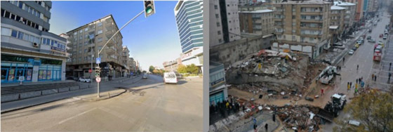 بالصور: هكذا بدت هذه الأماكن قبل وبعد الزلزال في تركيا صورة رقم 4