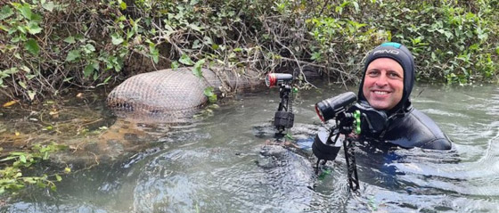 تعرف على ملتقط صور الأفاعي المرعبة تحت الماء صورة رقم 6