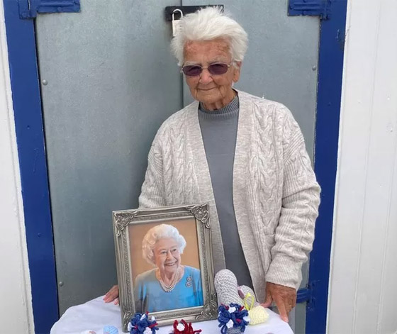 عمرها 93 عاما.. مسنة تصمم نموذجا لقصر باكنجهام من الصوف (صور) صورة رقم 15