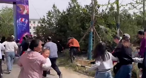 حالة من الذعر.. فرار أسدين من سيرك صيني أثناء العرض! صورة رقم 8 حالة من الذعر.. فرار أسدين من سيرك صيني أثناء العرض! صورة رقم 8