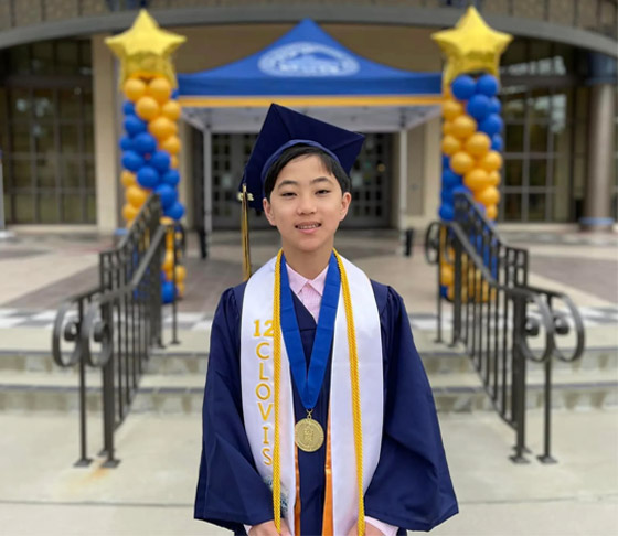 بالصور: طفل أمريكي عمره 12 عاما يحصل على شهادة جامعية صورة رقم 1 بالصور: طفل أمريكي عمره 12 عاما يحصل على شهادة جامعية صورة رقم 1