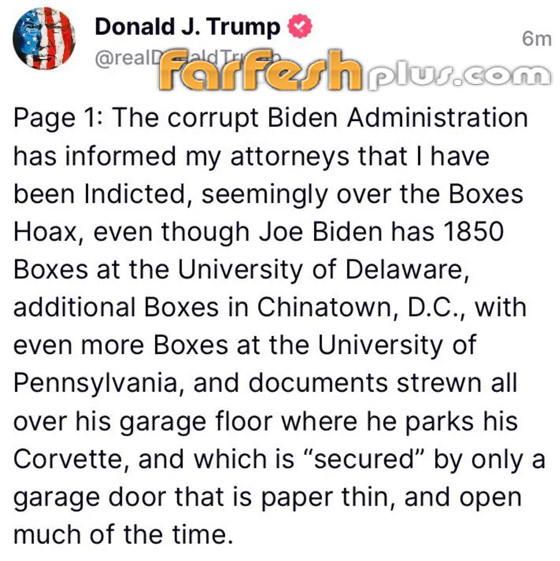 الرئيس السابق ترامب يرد بفيديو جديد: أنا بريء وسأحاربهم وأربح! صورة رقم 1