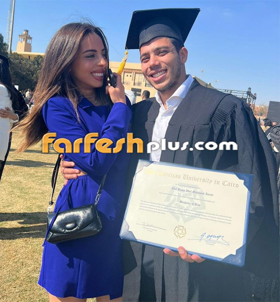 صور رومانسية تجمع عادل رامي إمام، حفيد الزعيم وخطيبته.. الزفاف قريبا صورة رقم 2