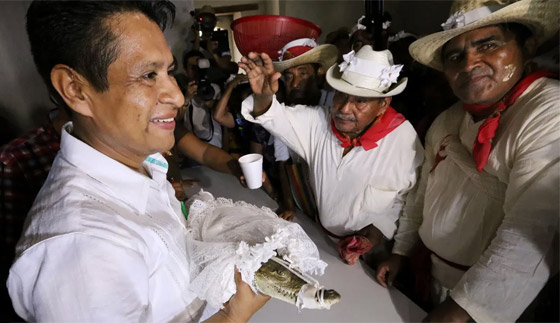 فيديو وصور: زواج رئيس بلدية بالمكسيك من أنثى تمساح! صورة رقم 8 فيديو وصور: زواج رئيس بلدية بالمكسيك من أنثى تمساح! صورة رقم 8