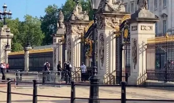 رجل يقيد نفسه بالأصفاد إلى بوابات قصر باكنغهام.. والنتيجة؟ صورة رقم 2