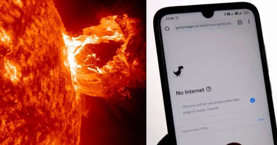 قريبا.. تقرير مرعب عن عاصفة شمسية تقضي على الإنترنت! فيديو صورة رقم 1