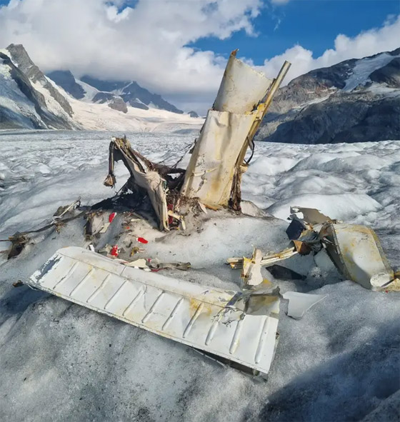 ذوبان جليد الألب في سويسرا يفك شيفرة لغز عمره قرابة 4 عقود صورة رقم 3 ذوبان جليد الألب في سويسرا يفك شيفرة لغز عمره قرابة 4 عقود صورة رقم 3