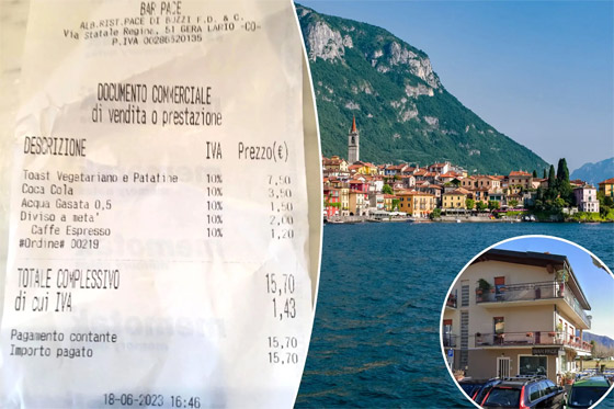 مطعم إيطالي يفرض 