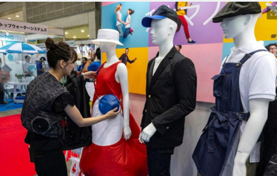 اليابانيون يستخدمون التقنية القابلة للارتداء للتغلب على حرارة الصيف صورة رقم 1