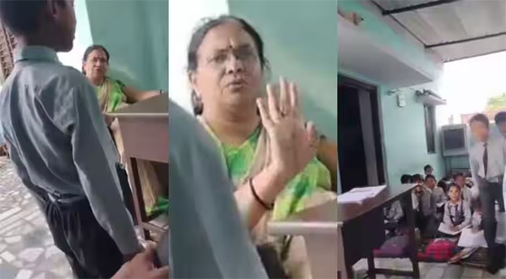 فيديو: الشرطة الهندية تحقق مع معلمة أمرت تلاميذها بصفع زميلهم المسلم! صورة رقم 5 فيديو: الشرطة الهندية تحقق مع معلمة أمرت تلاميذها بصفع زميلهم المسلم! صورة رقم 5