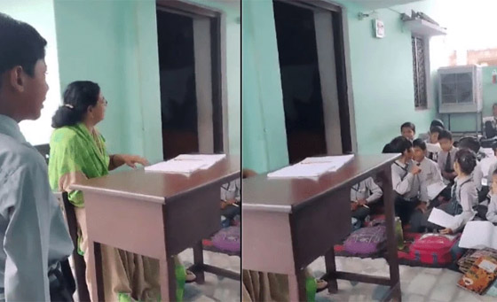 فيديو: الشرطة الهندية تحقق مع معلمة أمرت تلاميذها بصفع زميلهم المسلم! صورة رقم 7 فيديو: الشرطة الهندية تحقق مع معلمة أمرت تلاميذها بصفع زميلهم المسلم! صورة رقم 7