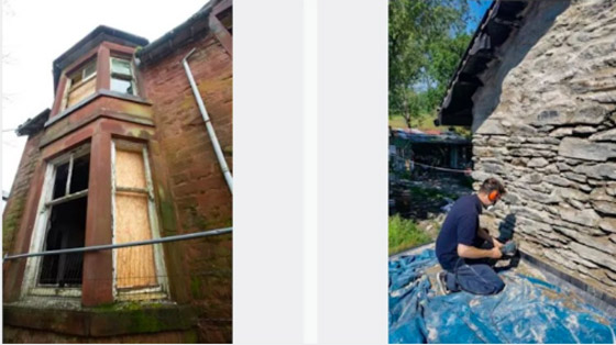 زوجان يحولان قصراً مهجوراً إلى 