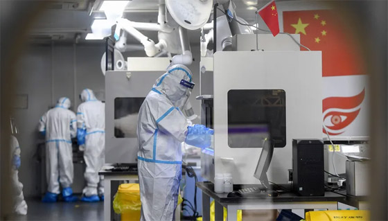 ازدهر بفضل كورونا.. مختبر صيني 