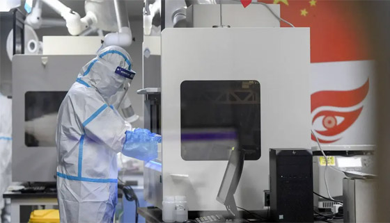 ازدهر بفضل كورونا.. مختبر صيني 