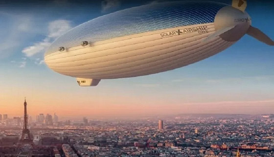 منطاد يعمل بالطاقة الشمسية على شكل حوت يطير من دون توقف صورة رقم 1