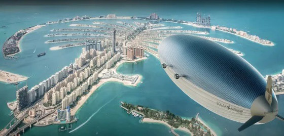 منطاد يعمل بالطاقة الشمسية على شكل حوت يطير من دون توقف صورة رقم 2