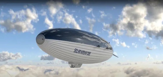 منطاد يعمل بالطاقة الشمسية على شكل حوت يطير من دون توقف صورة رقم 4