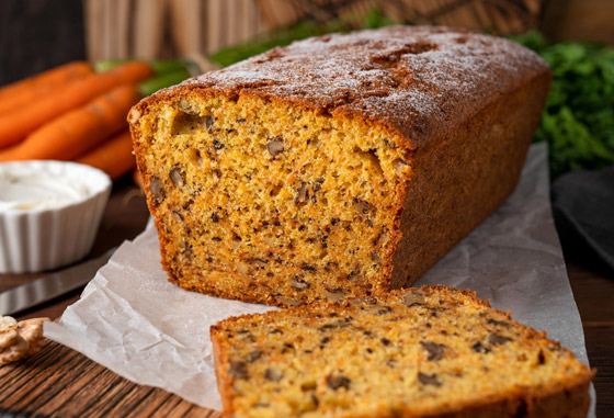 وصفة سهلة وصحية وسريعة التحضير.. طريقة عمل كعكة الجزر بالجوز صورة رقم 2 وصفة سهلة وصحية وسريعة التحضير.. طريقة عمل كعكة الجزر بالجوز صورة رقم 2